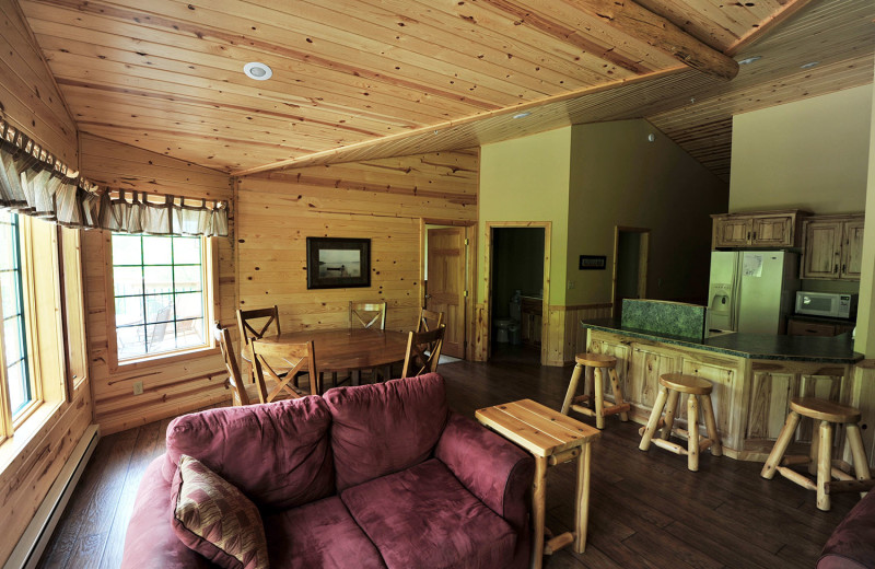 Guest living area at Bug-Bee Hive Resort.