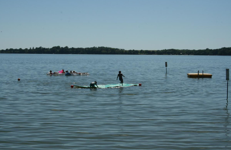Lake view at Ten Mile Lake Resort.