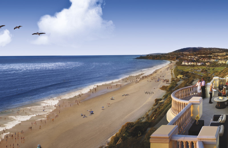 Patio dining at The Ritz-Carlton, Laguna Niguel.