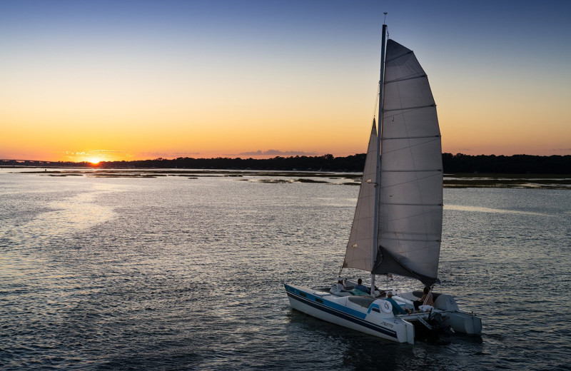 Sailing at Palmetto Dunes Oceanfront Resort.