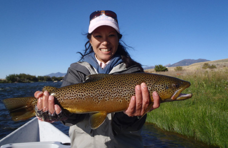 Fishing at Galloup's Slide Inn.