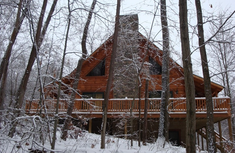 Rental exterior at Corban Cabin Getaways.