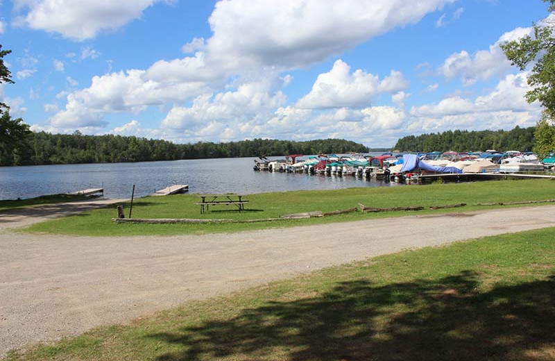 Exterior view of Popp's Resort.