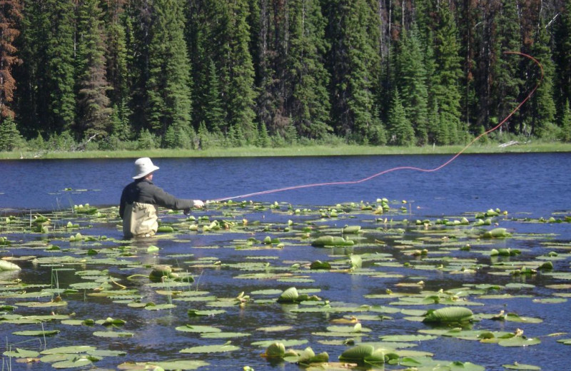 Fishing at Siwash Lake Ranch