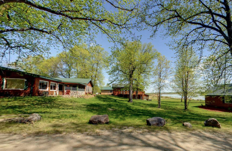 Cabin exterior at Anderson's Cove.