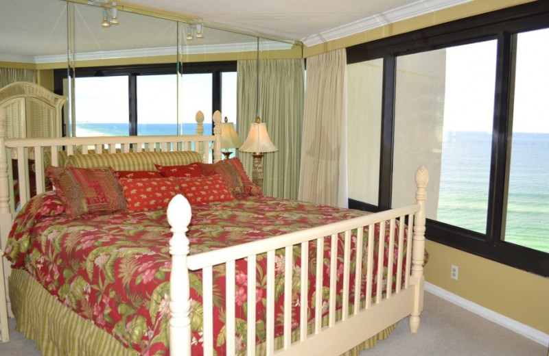 Guest room at Gibson Beach Rentals.