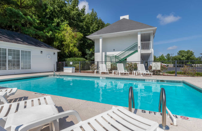 Outdoor pool at Quality Inn.