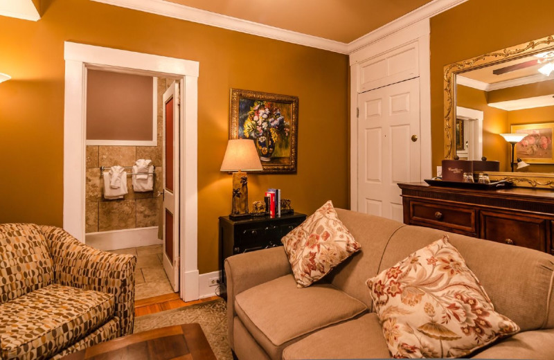 Guest room at Casablanca Inn.