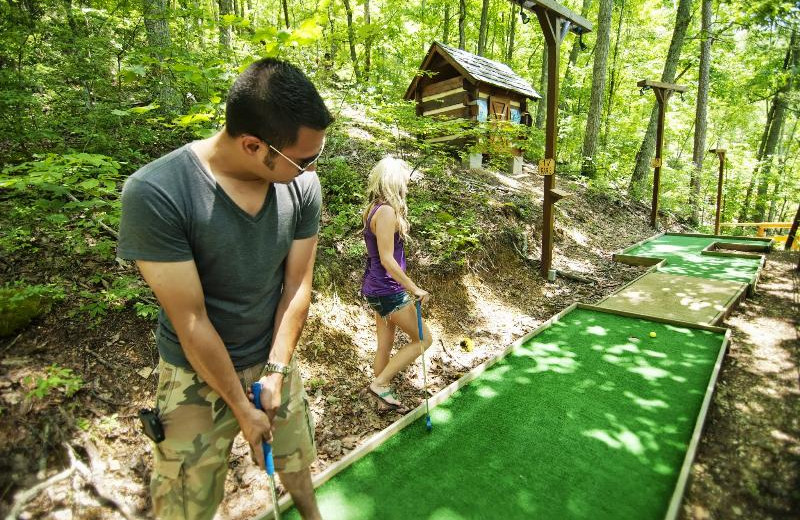 Mini golf at Accommodations by Parkside Resort.