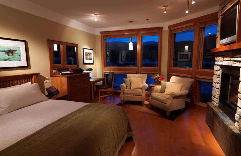 Guest room at Sonora Resort and Conference Centre, Canada.