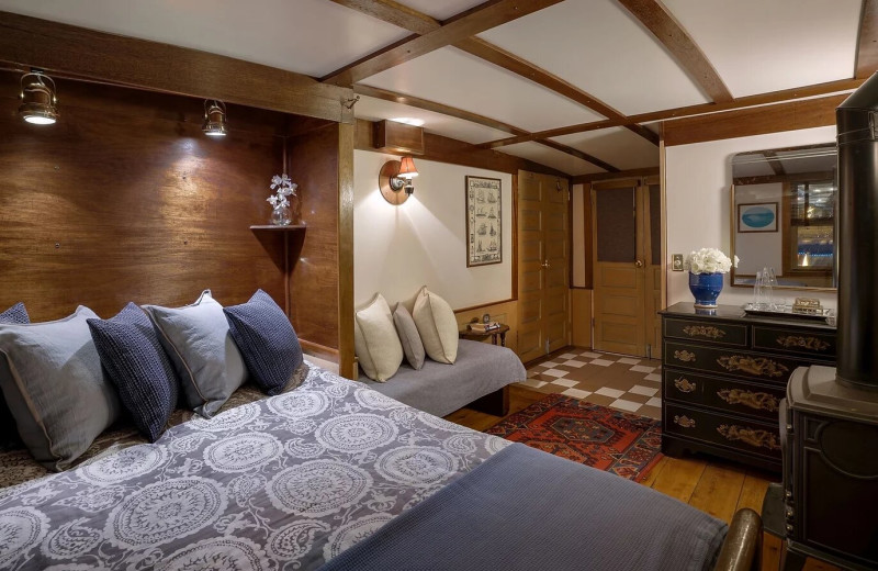 Guest room at Covington Inn.