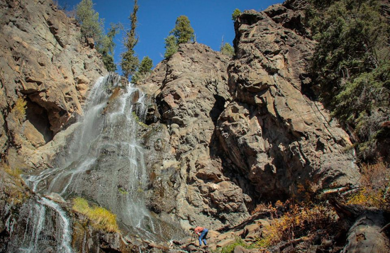 Waterfall at High Country Lodge.