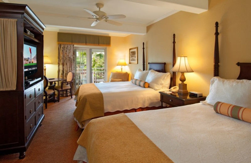 Guest room at The King and Prince Beach & Golf Resort.