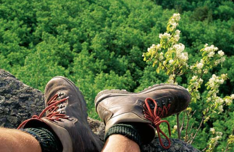 Hiking at Wyndham Vacation Resorts Shawnee Village.