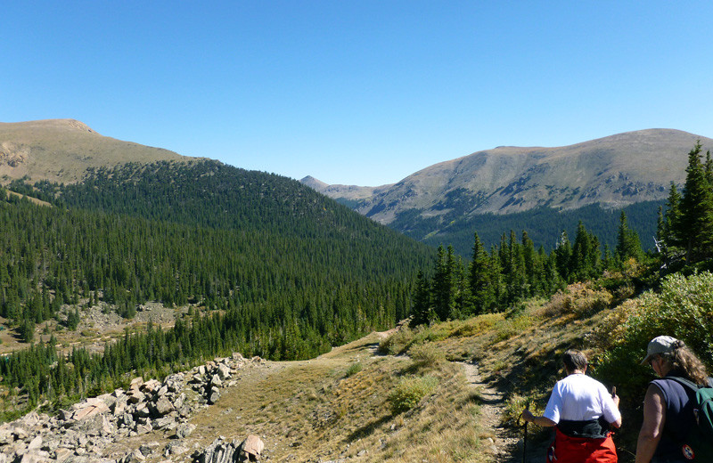 Scenic hikes at Tumbling River Ranch.