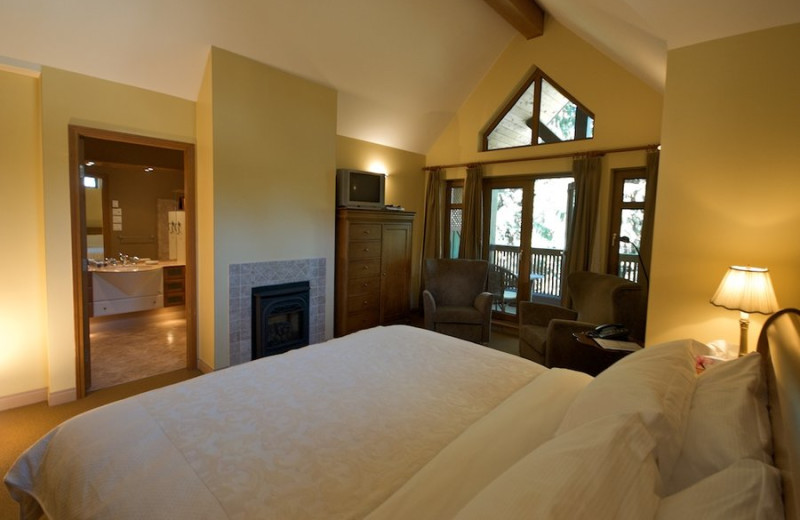 Guest room at Alpine Chalet Whistler Inn.