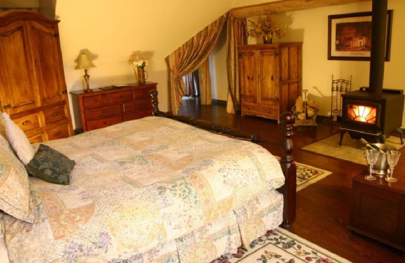 Ranch House Bedroom at Siwash Lake Ranch