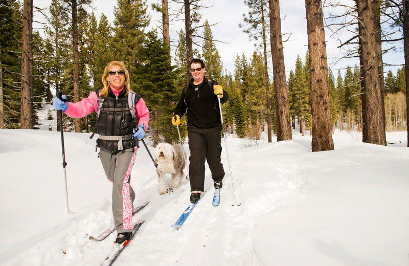 Skiing at Hiller Vacation Homes.
