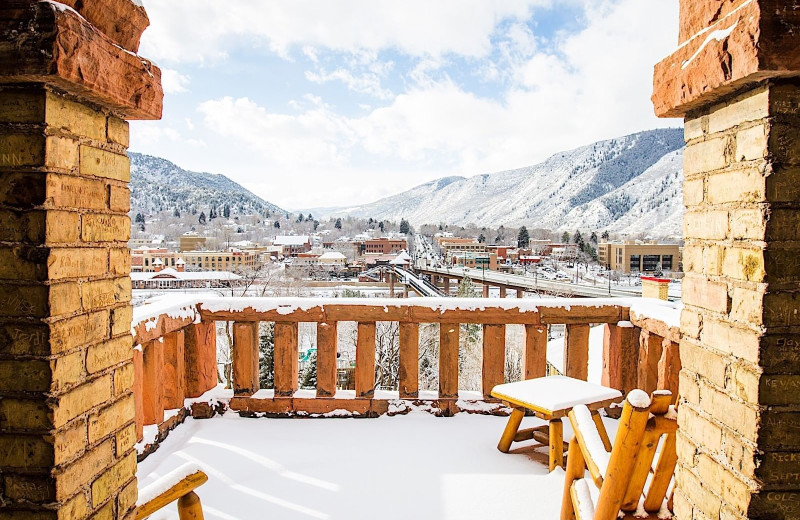 Balcony at Hotel Colorado.