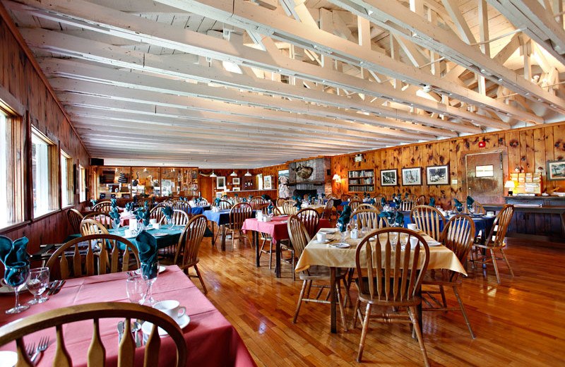 Dining at Killarney Mountain Lodge.