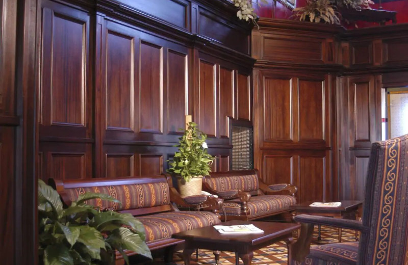 Lobby at The Irish Cottage Inn & Suites.