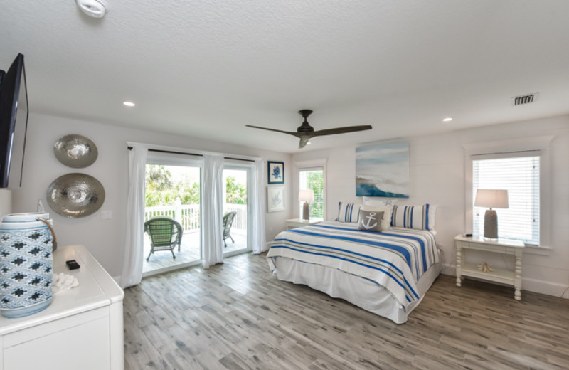 Rental bedroom at Siesta Key Luxury Rental Properties.