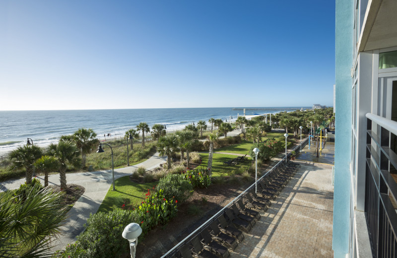 Exterior view of Bay View Resort.