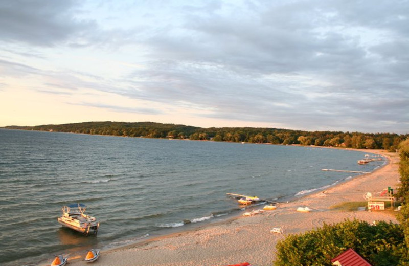 Shore line at Bayshore Resort.