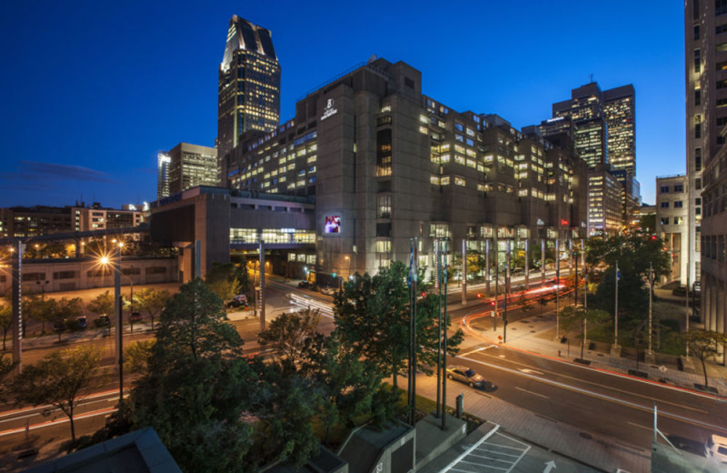 Exterior view of Hilton Montreal Bonaventure.