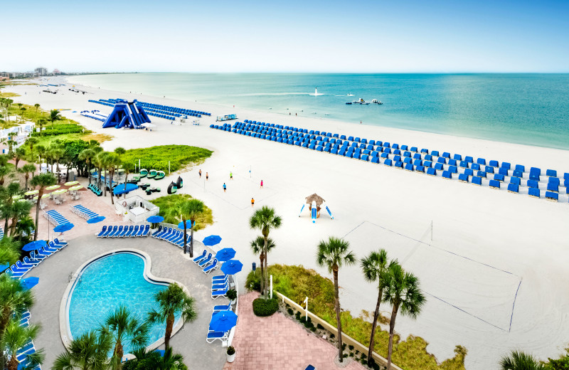 Beach at TradeWinds Island Grand.