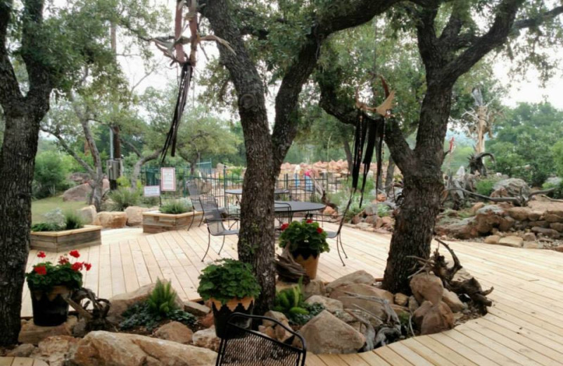 Patio at Big Chief RV Resort.