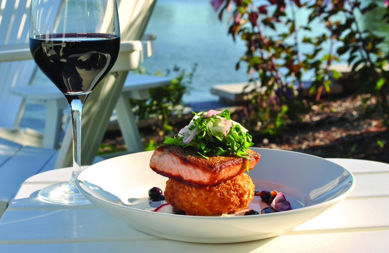 Dining at The Inn at Harbor Shores.