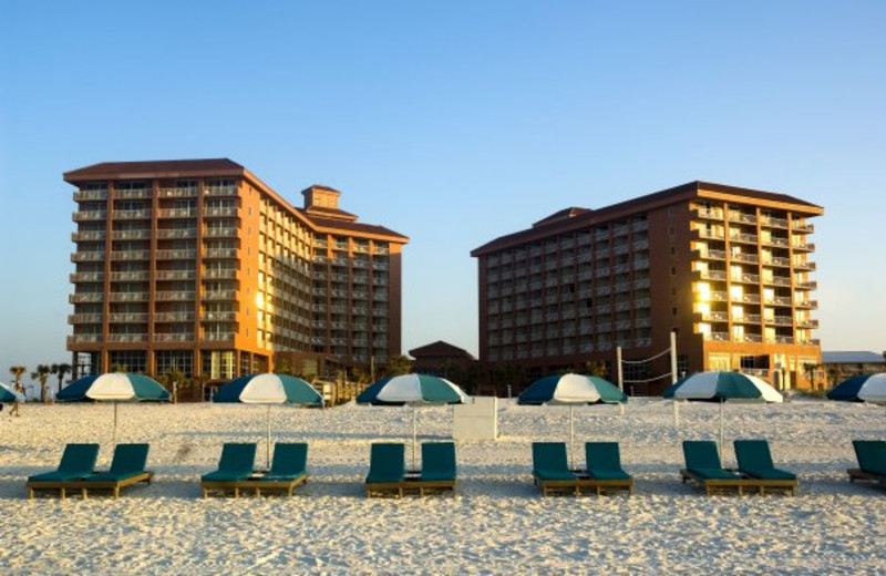 The beach at Perdido Beach Resort.