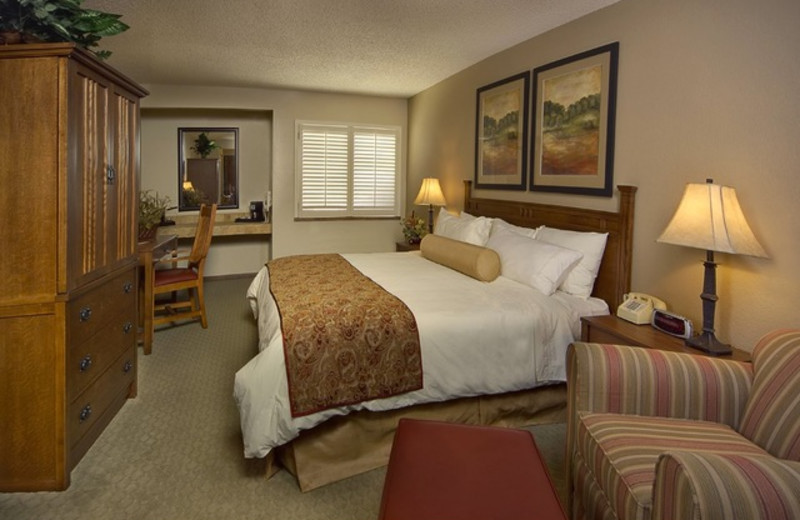 Guest room at Southfork Hotel.