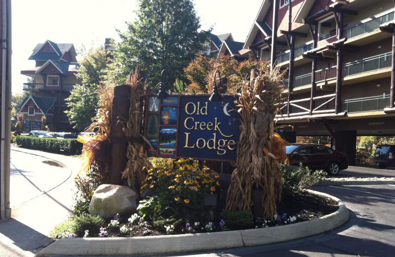 Exterior at Old Creek Lodge.