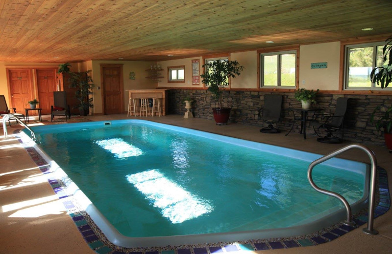 Indoor pool at Colorado Cattle Company Ranch.