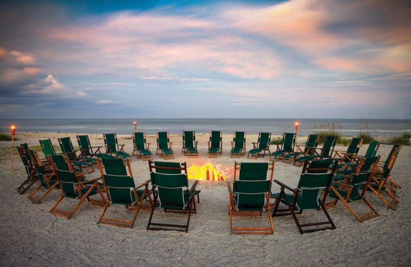 The beach at The Villas of Amelia Island Plantation.