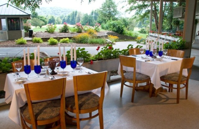 Dining at The Waynesville Inn Golf Resort & Spa