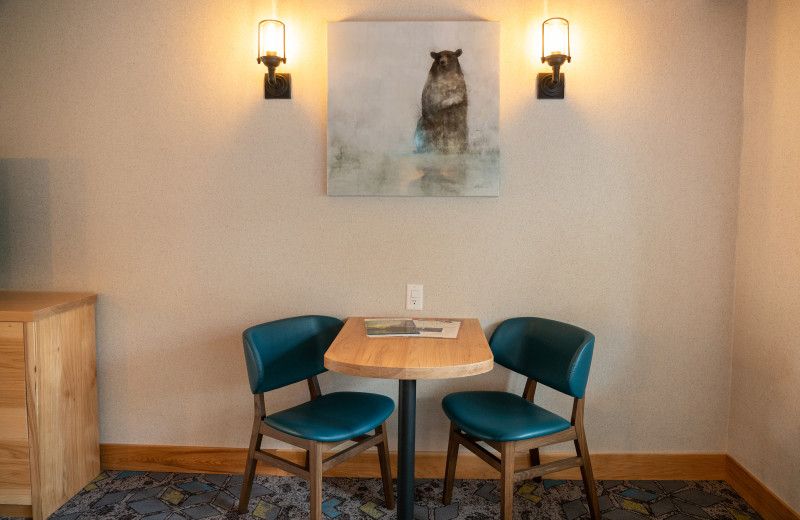 Guest room at Tunnel Mountain Resort