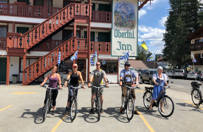 Biking at Obertal Inn & Vacation Rentals.