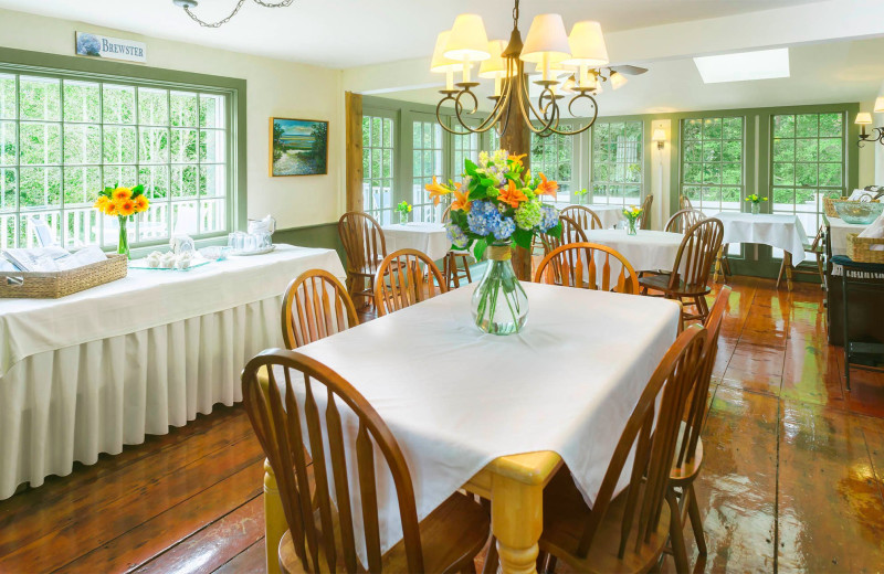 Dining at Sea Meadow Inn.
