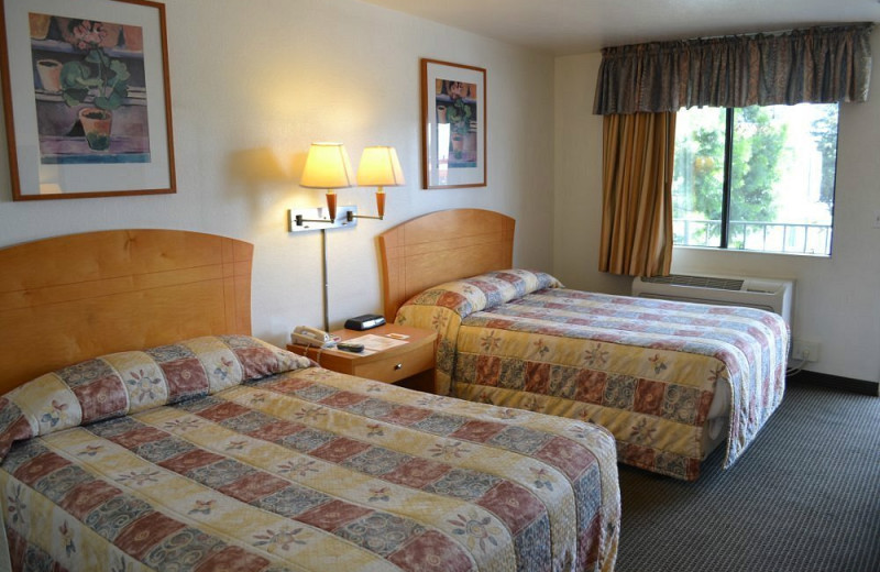 Guest room at Vagabond Inn Executive Fresno.