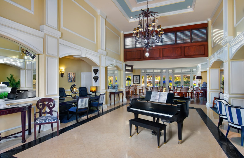 Lobby at Inn at Pelican Bay.