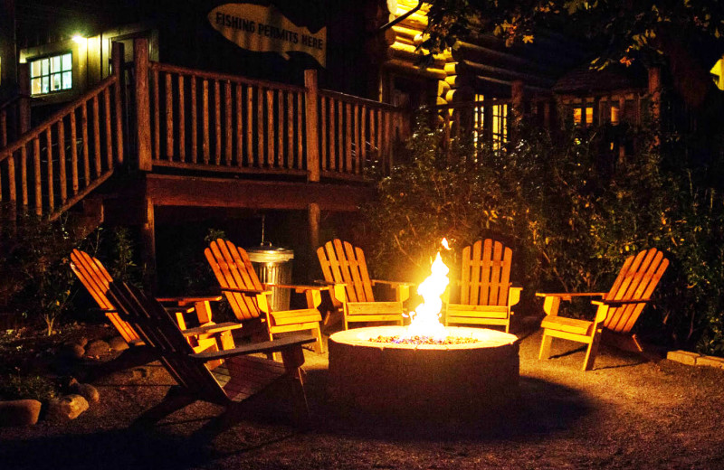 Patio at The Weasku Inn.