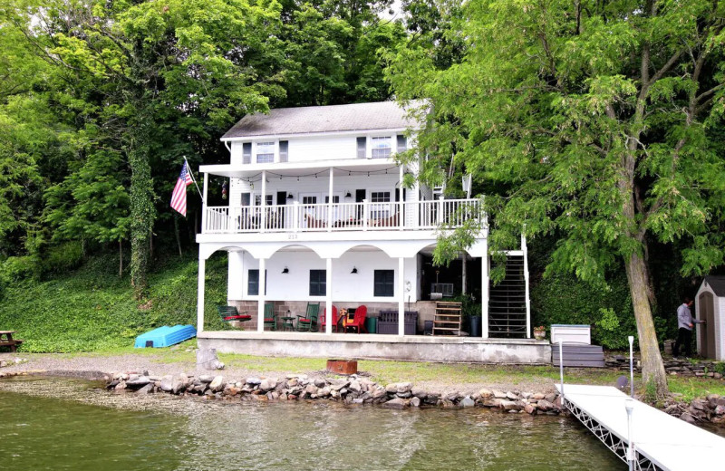 Rental exterior at Finger Lakes Getaways.