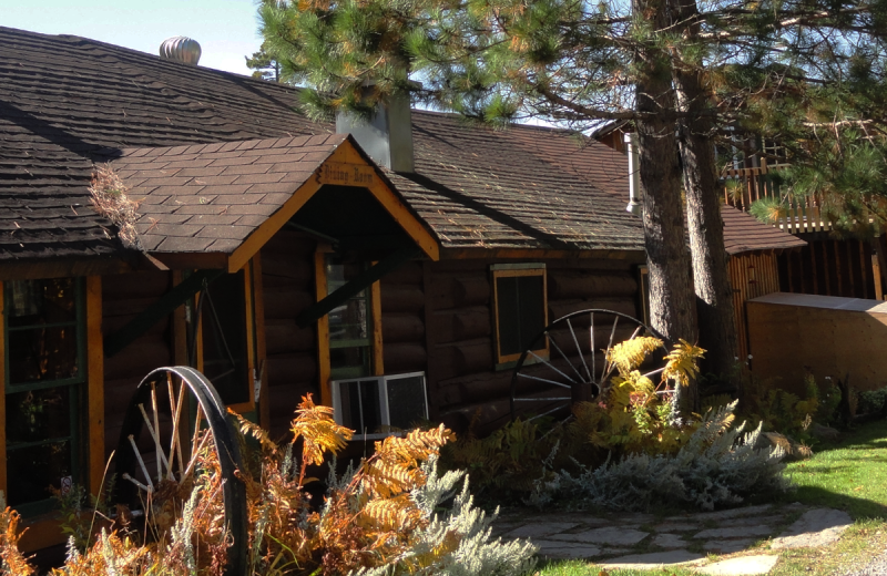 Exterior view of Marten River Lodge.