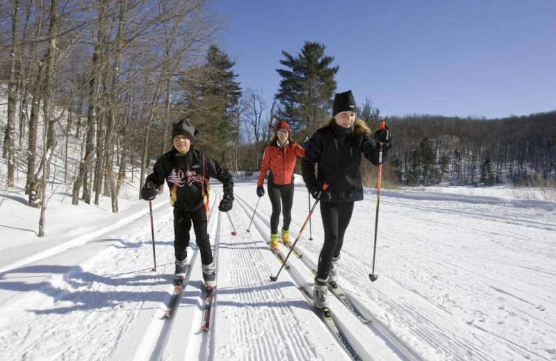 Skiing at Bakers Narrows Lodge.