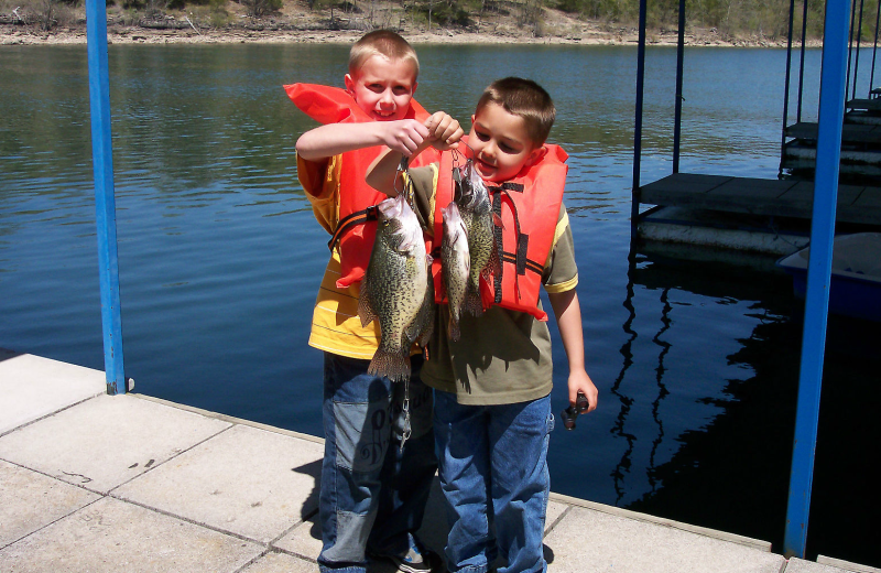 Fishing at Alpine Lodge Resort.