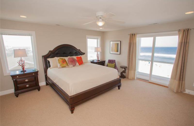 Rental bedroom at Sandbridge Realty.