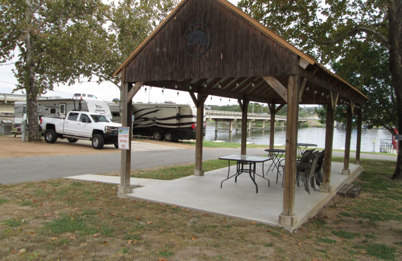 Campground at Llanorado Lodge.